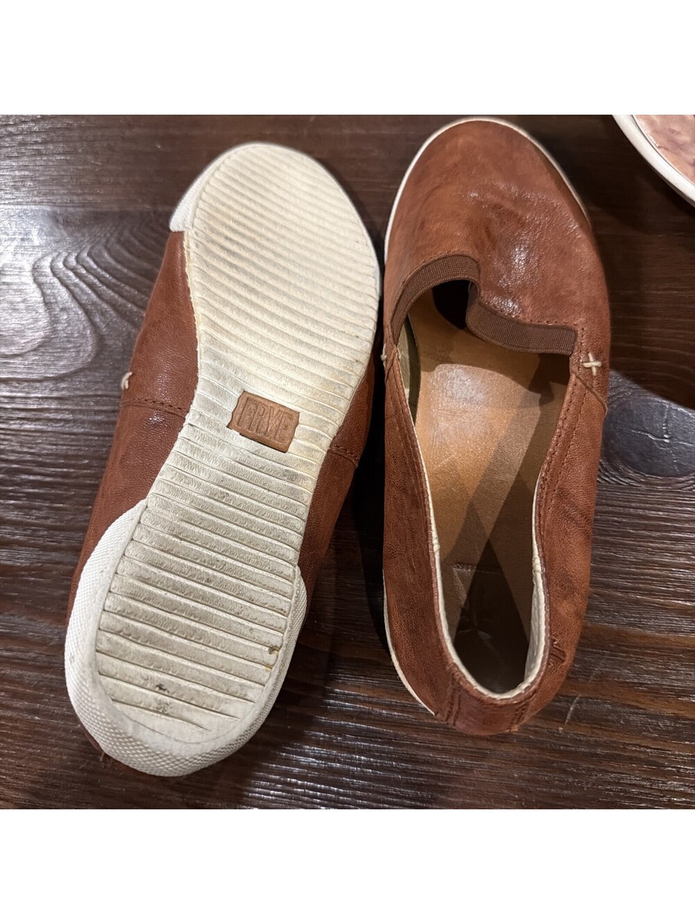 Frye Brown Suede Slip-On Shoes